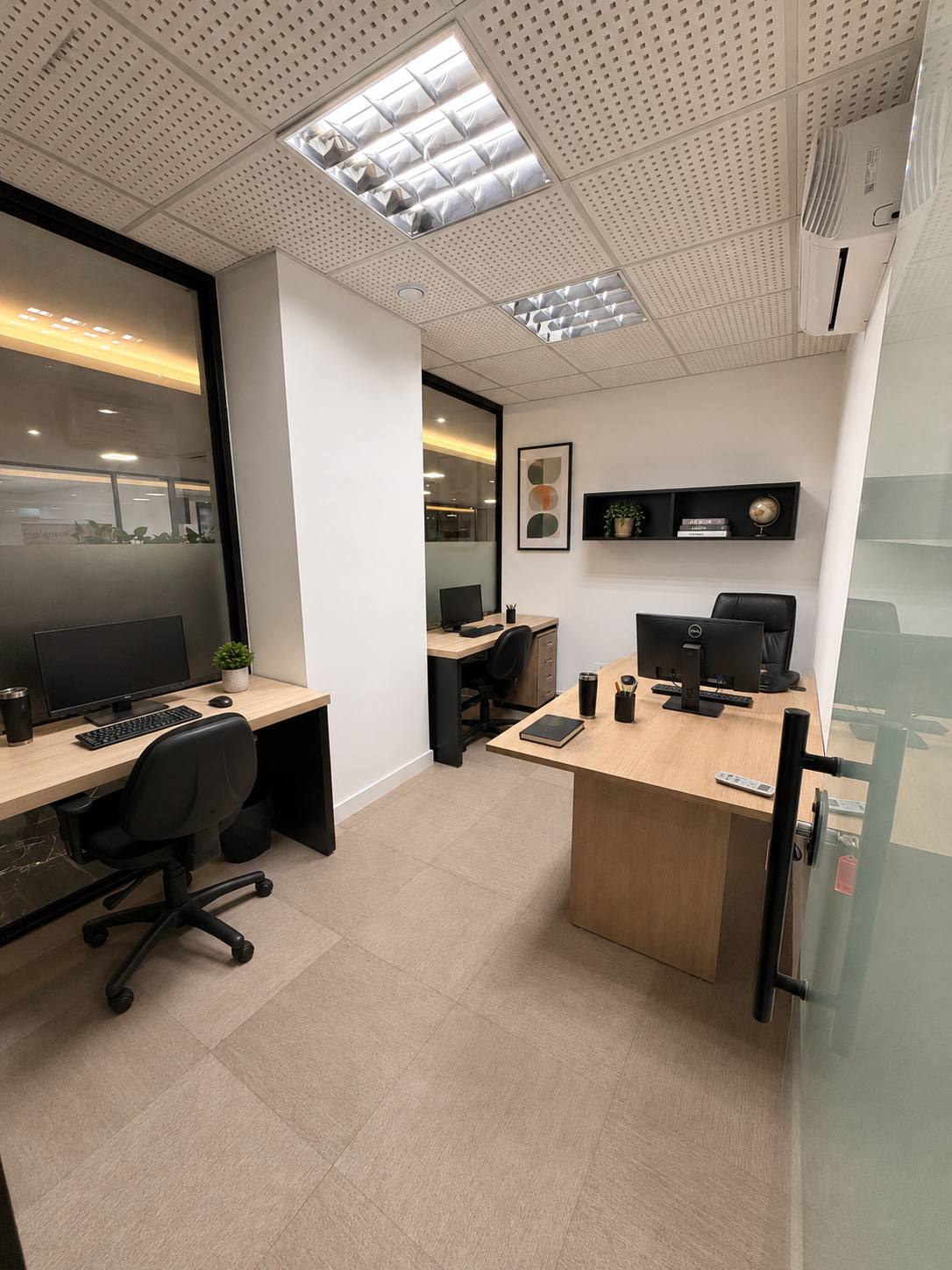 Sala de trabalho do escritório
